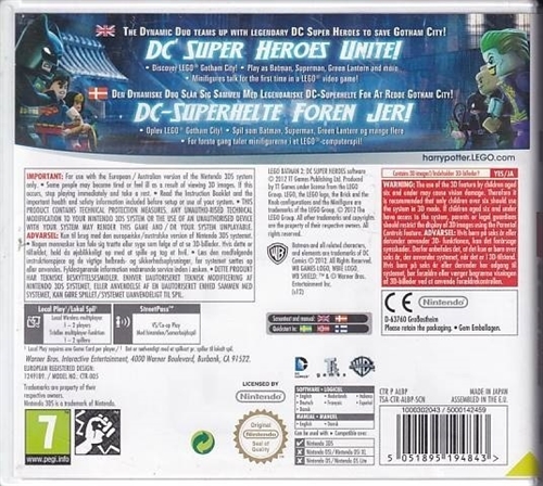 Lego Batman 2 DC Super Heroes - Nintendo 3DS (A Grade) (Genbrug)